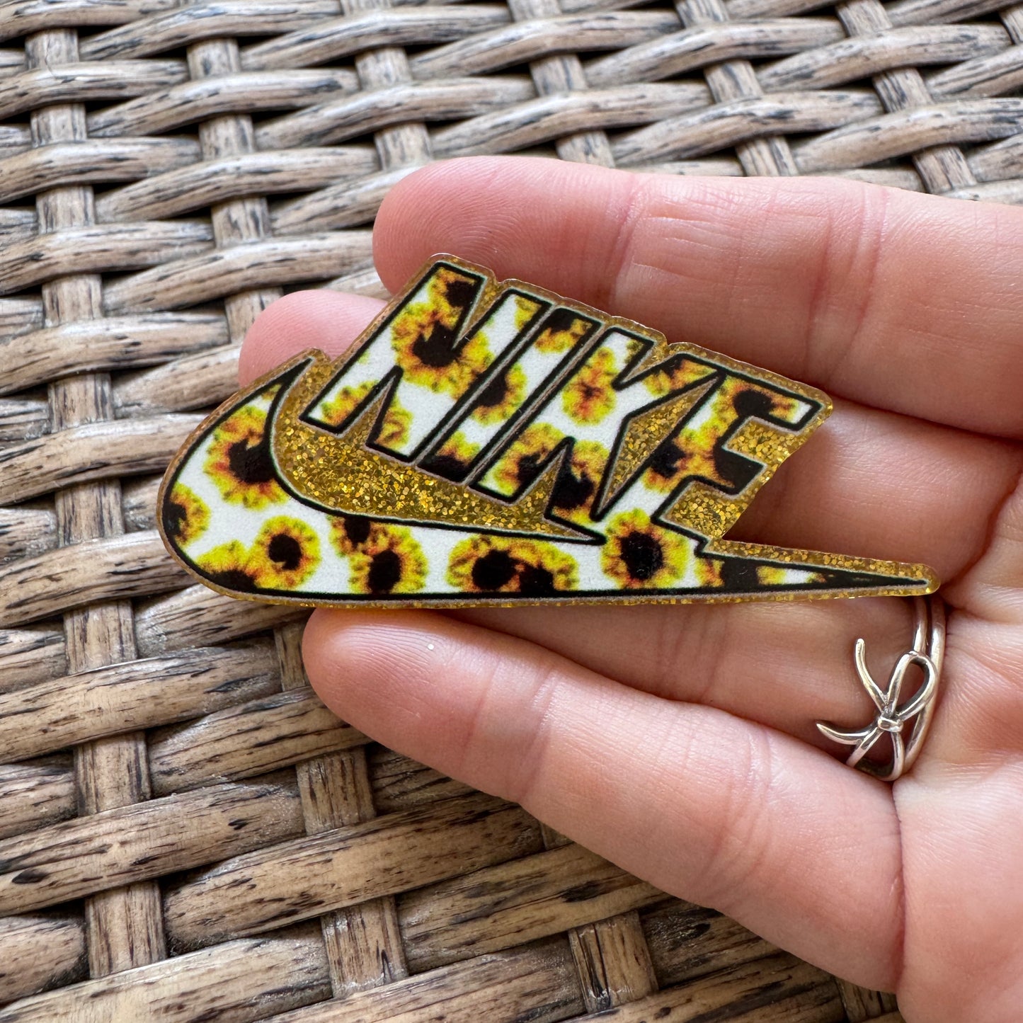 Acrylic Flatback,  Planar, Cabochon, Single Pc - CNike Sunflower