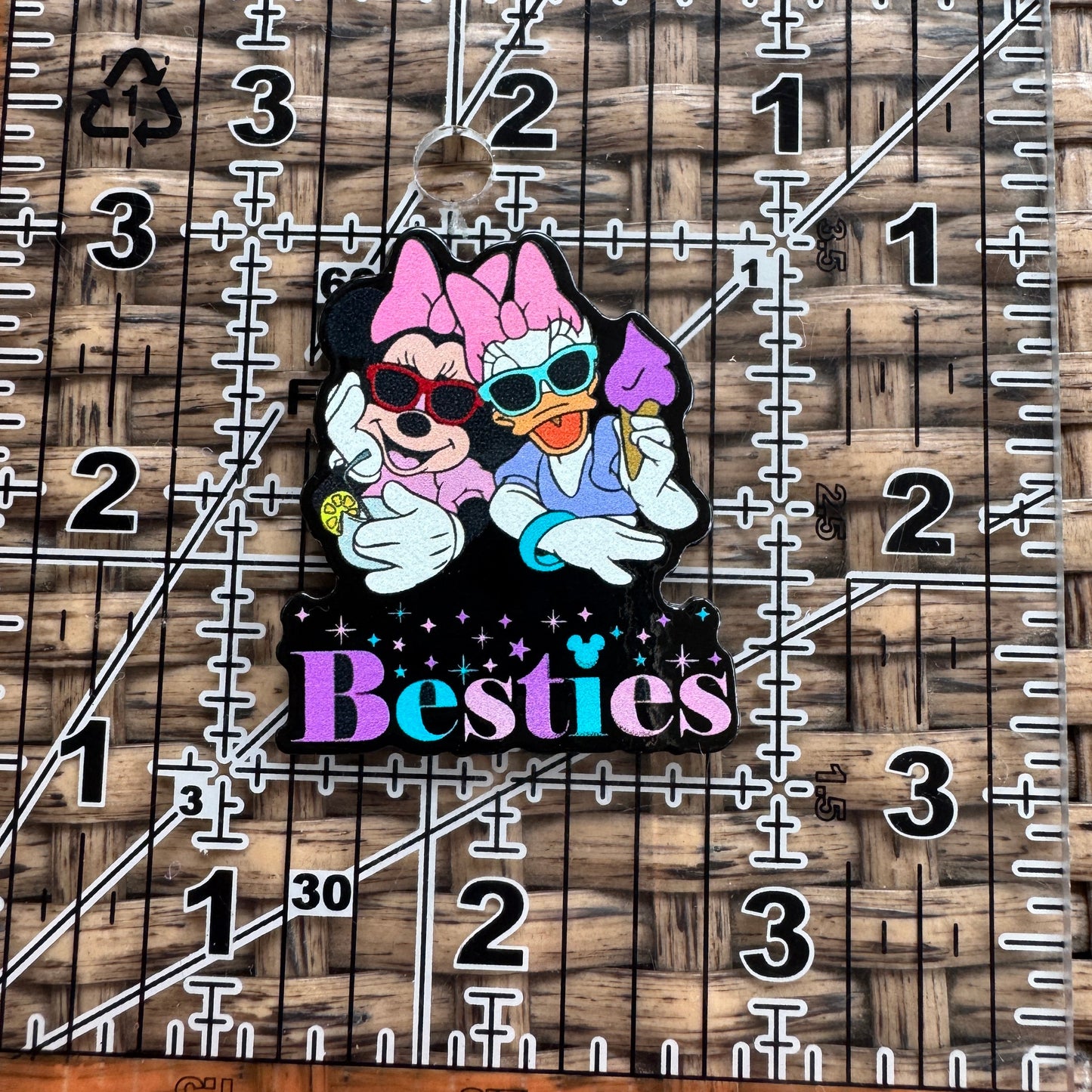 Acrylic Flatback,  Planar, Cabochon, Single Pc - Besties Disney Characters