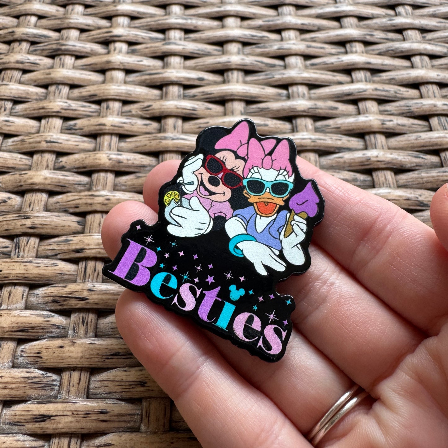 Acrylic Flatback,  Planar, Cabochon, Single Pc - Besties Disney Characters