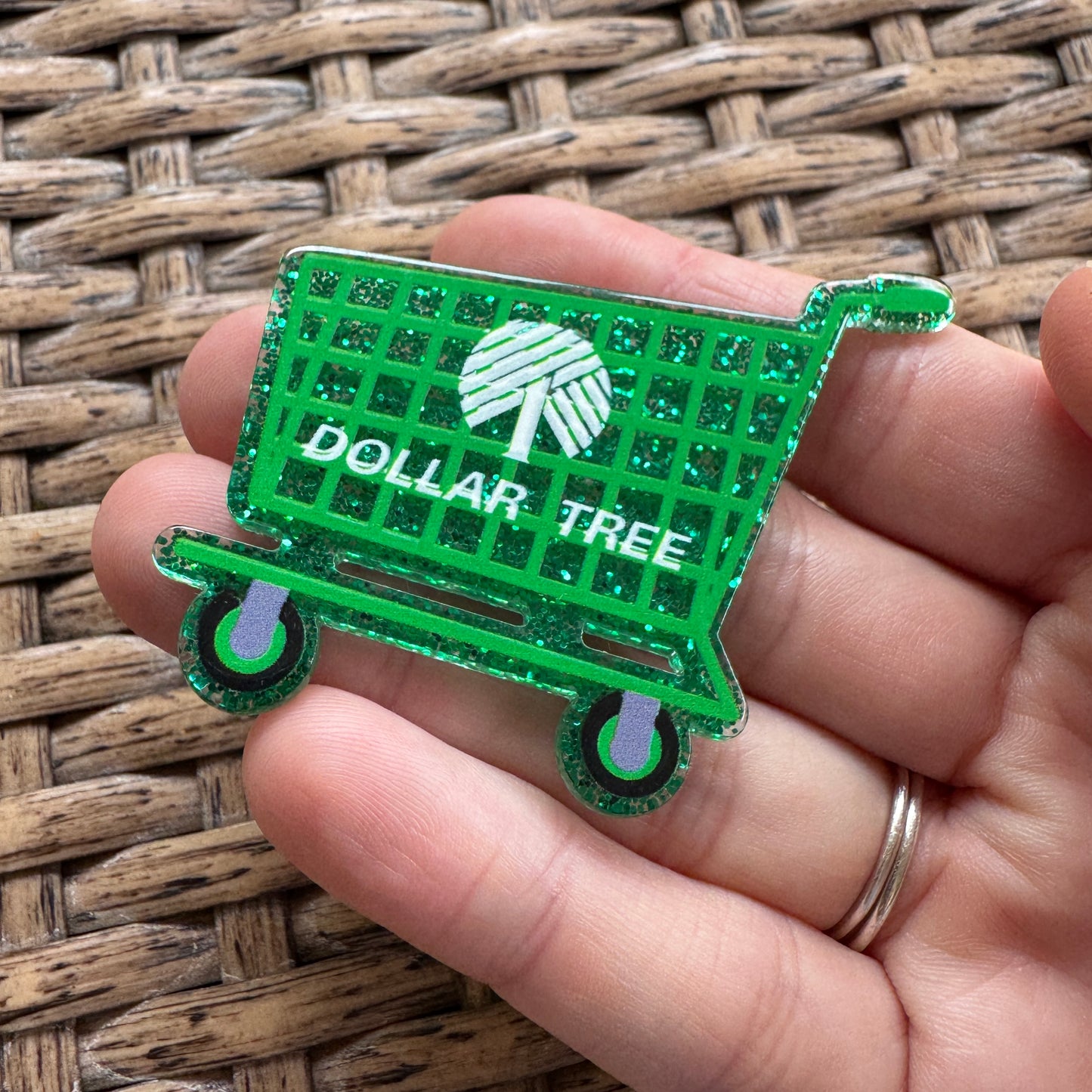 Acrylic Flatback,  Planar, Cabochon, Single Pc - Dollar Tree Shoppling Cart