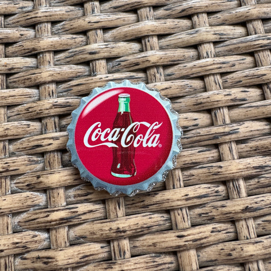 Acrylic Flatback,  Planar, Cabochon, Single Pc - Coke Drink