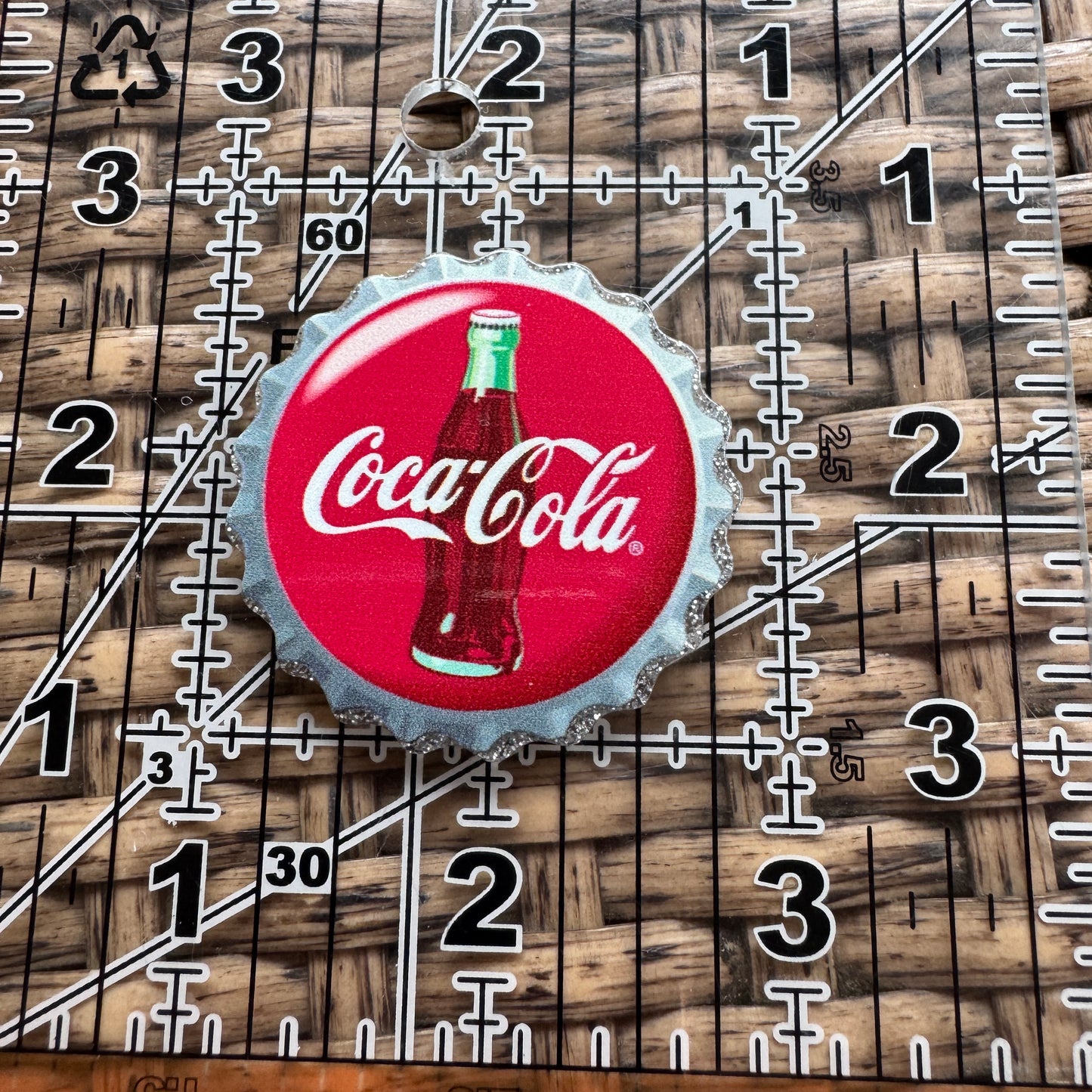 Acrylic Flatback,  Planar, Cabochon, Single Pc - Coke Drink