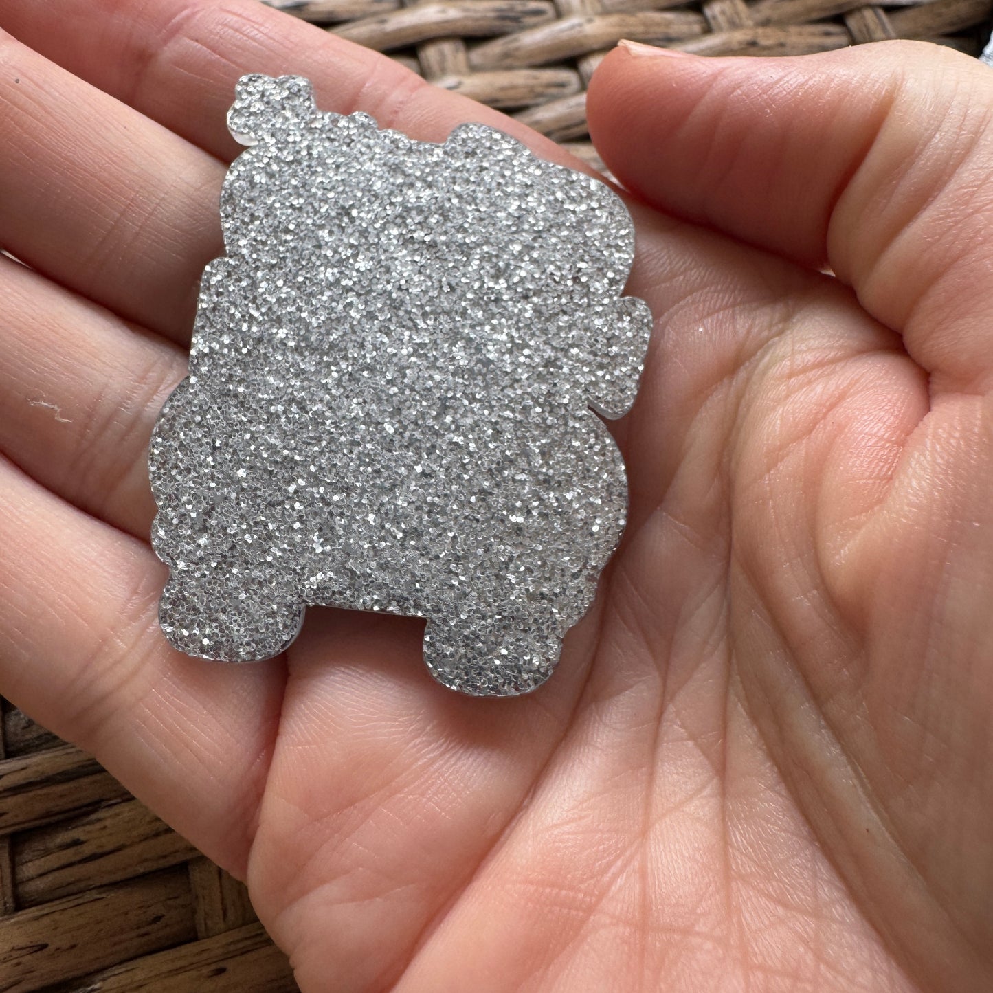 Acrylic Flatback,  Planar, Cabochon, Single Pc -Grinch in Truck