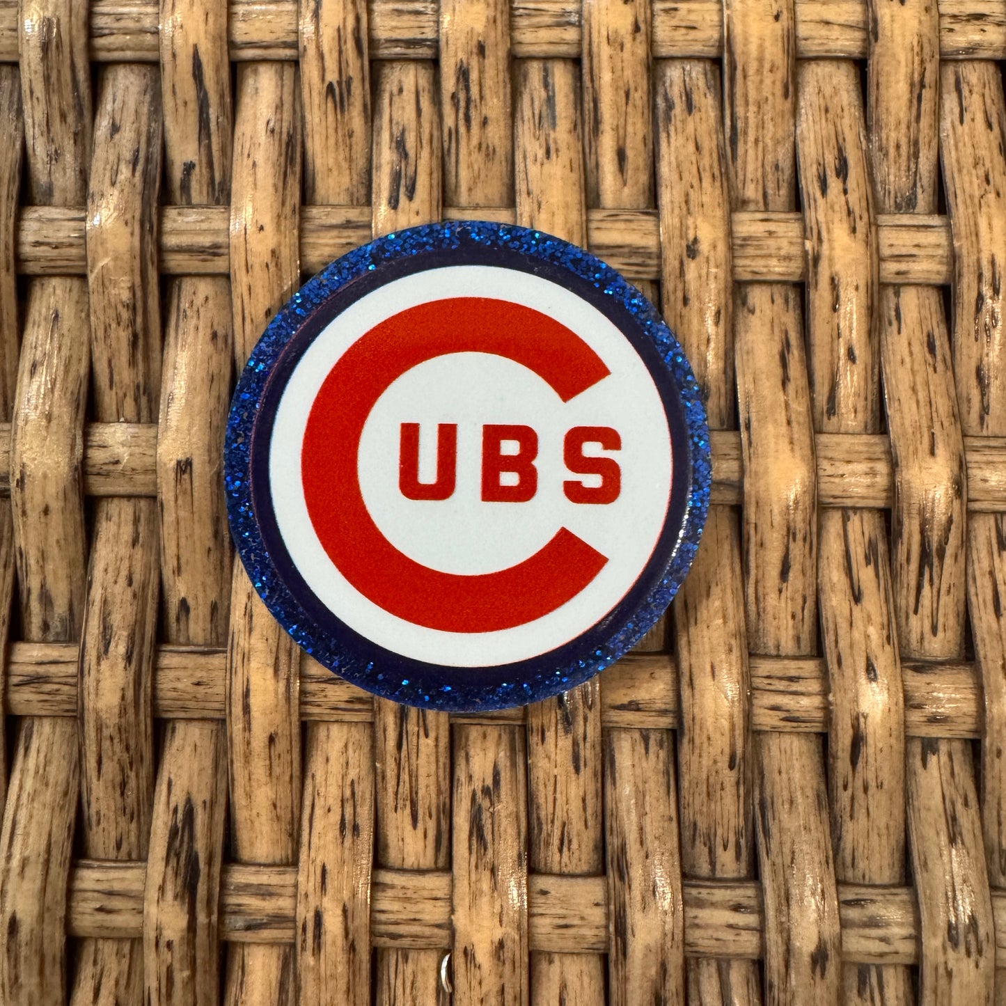 Cubs Baseball Team Acrylic Flatback,  Planar, Cabochon, Single Pc