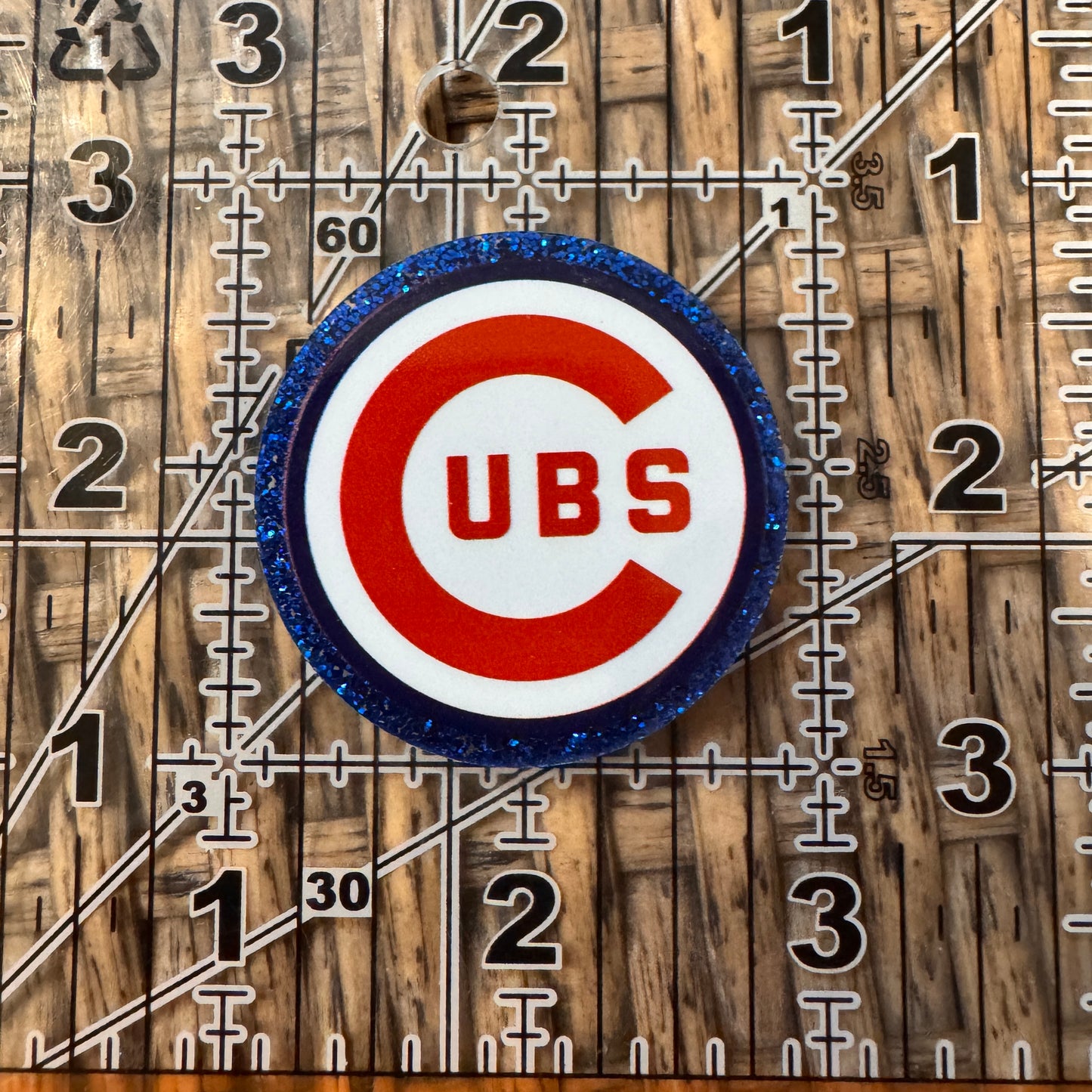 Cubs Baseball Team Acrylic Flatback,  Planar, Cabochon, Single Pc