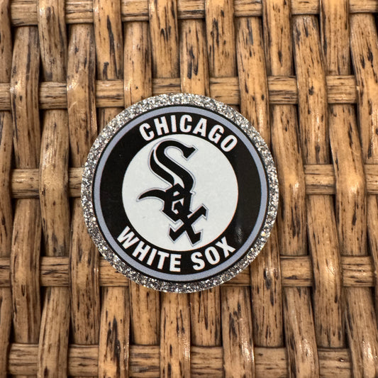 Chicago White Sox Baseball Team Acrylic Flatback,  Planar, Cabochon, Single Pc