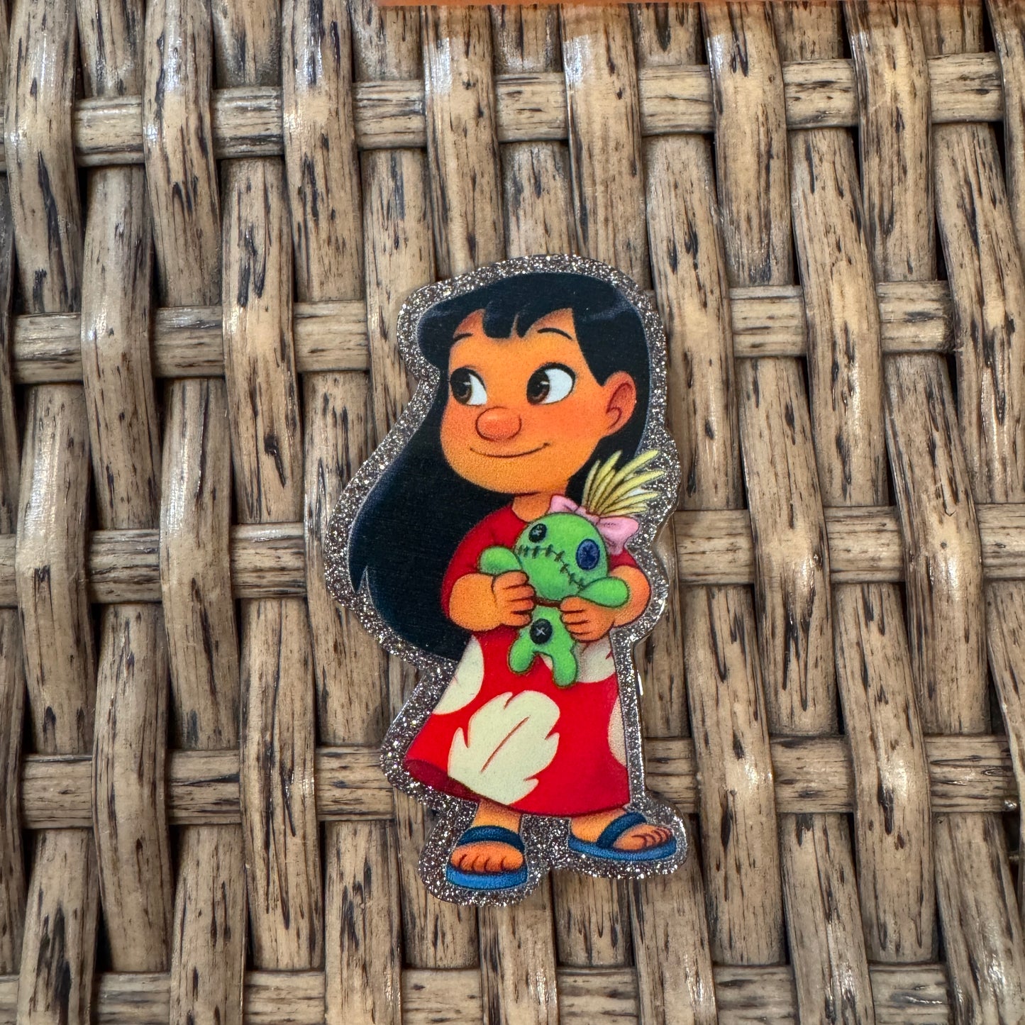 Lilo and Stitch Cartoon Acrylic Flatback,  Planar, Cabochon, Single Pc