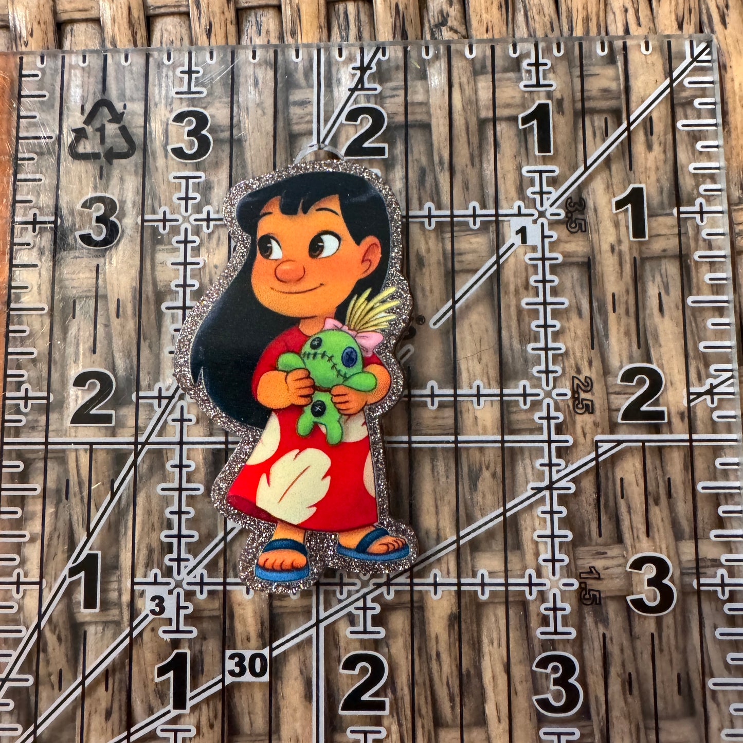 Lilo and Stitch Cartoon Acrylic Flatback,  Planar, Cabochon, Single Pc