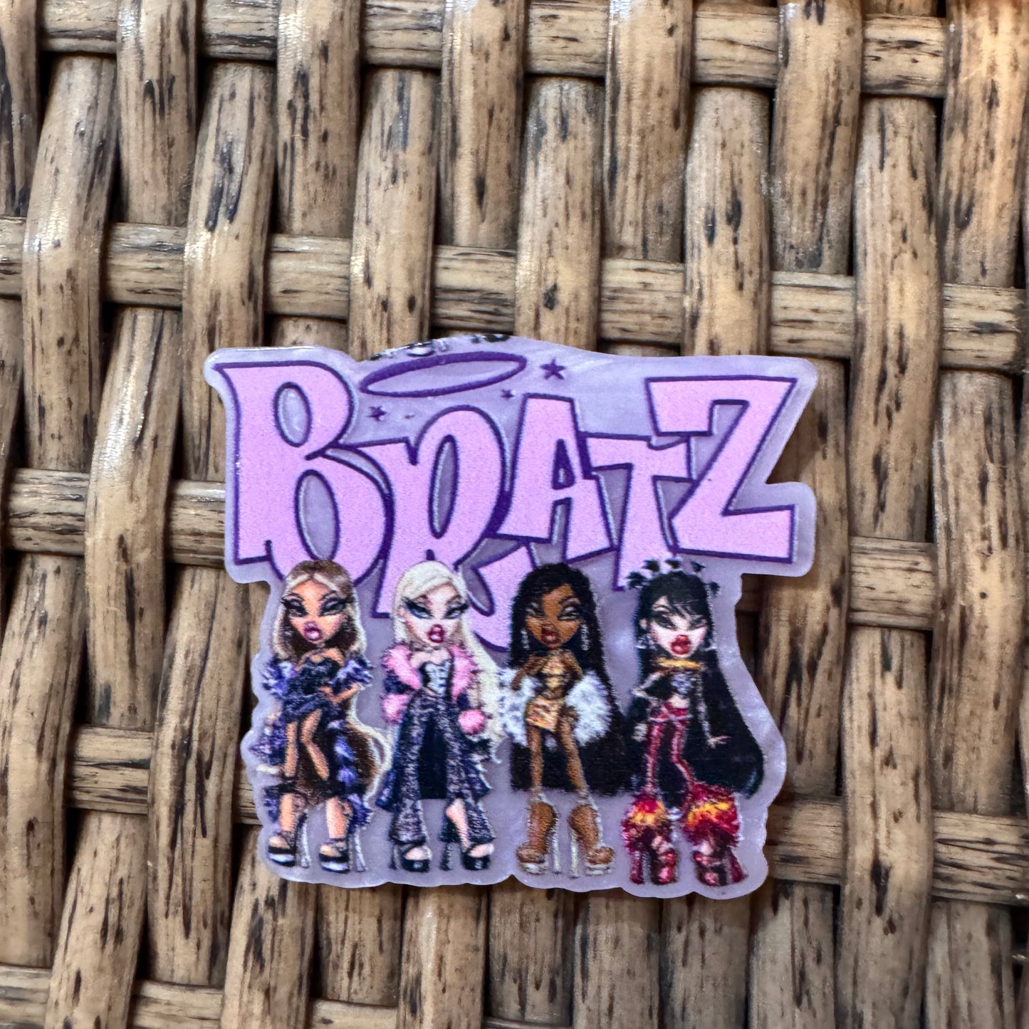 Bratz Cartoon Acrylic Flatback,  Planar, Cabochon, Single Pc