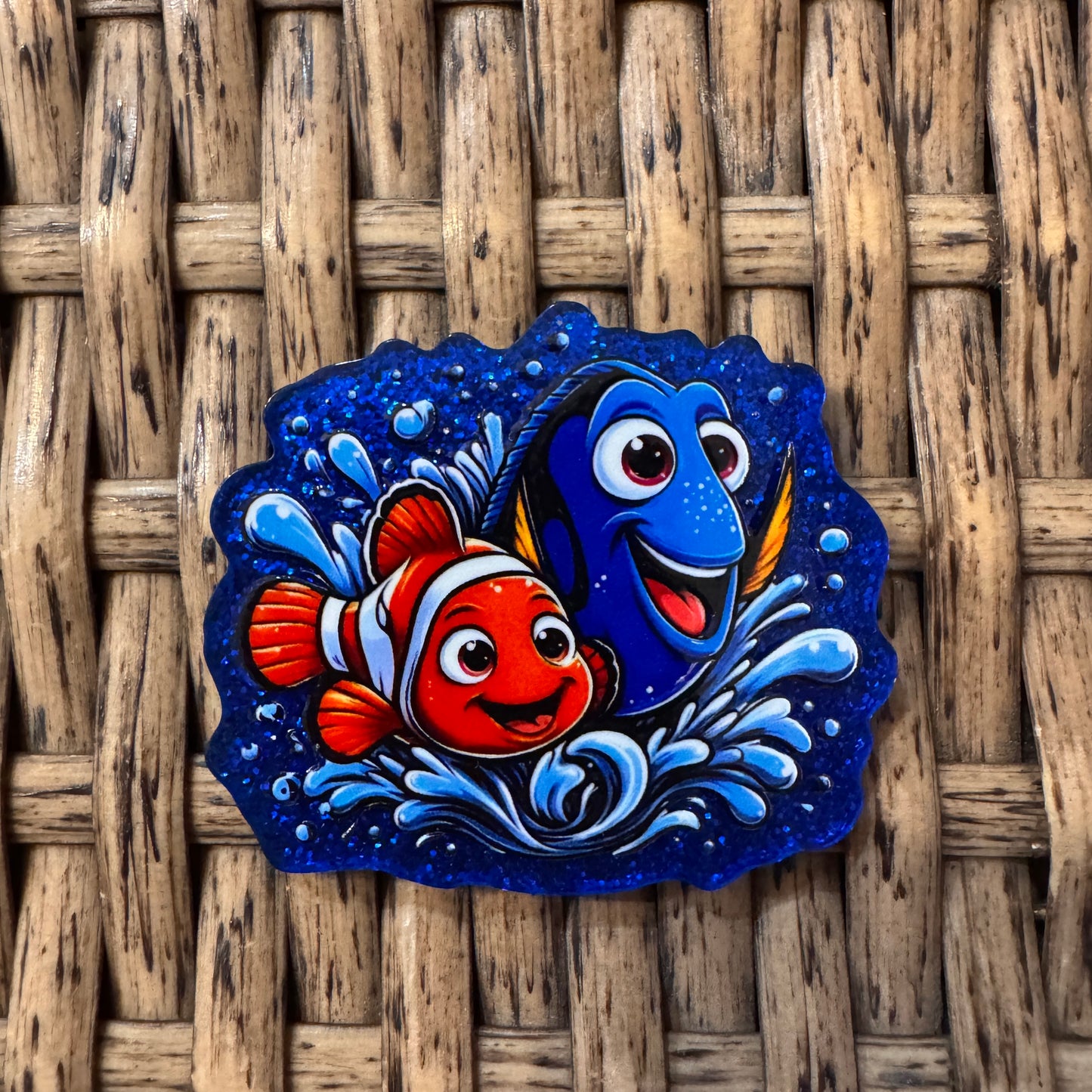 Finding Nemo Cartoon Acrylic Flatback,  Planar, Cabochon, Single Pc