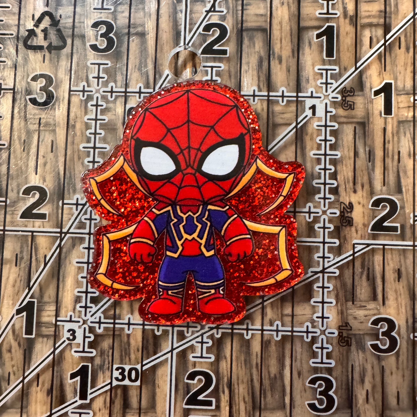 Spiderman Cartoon Acrylic Flatback,  Planar, Cabochon, Single Pc