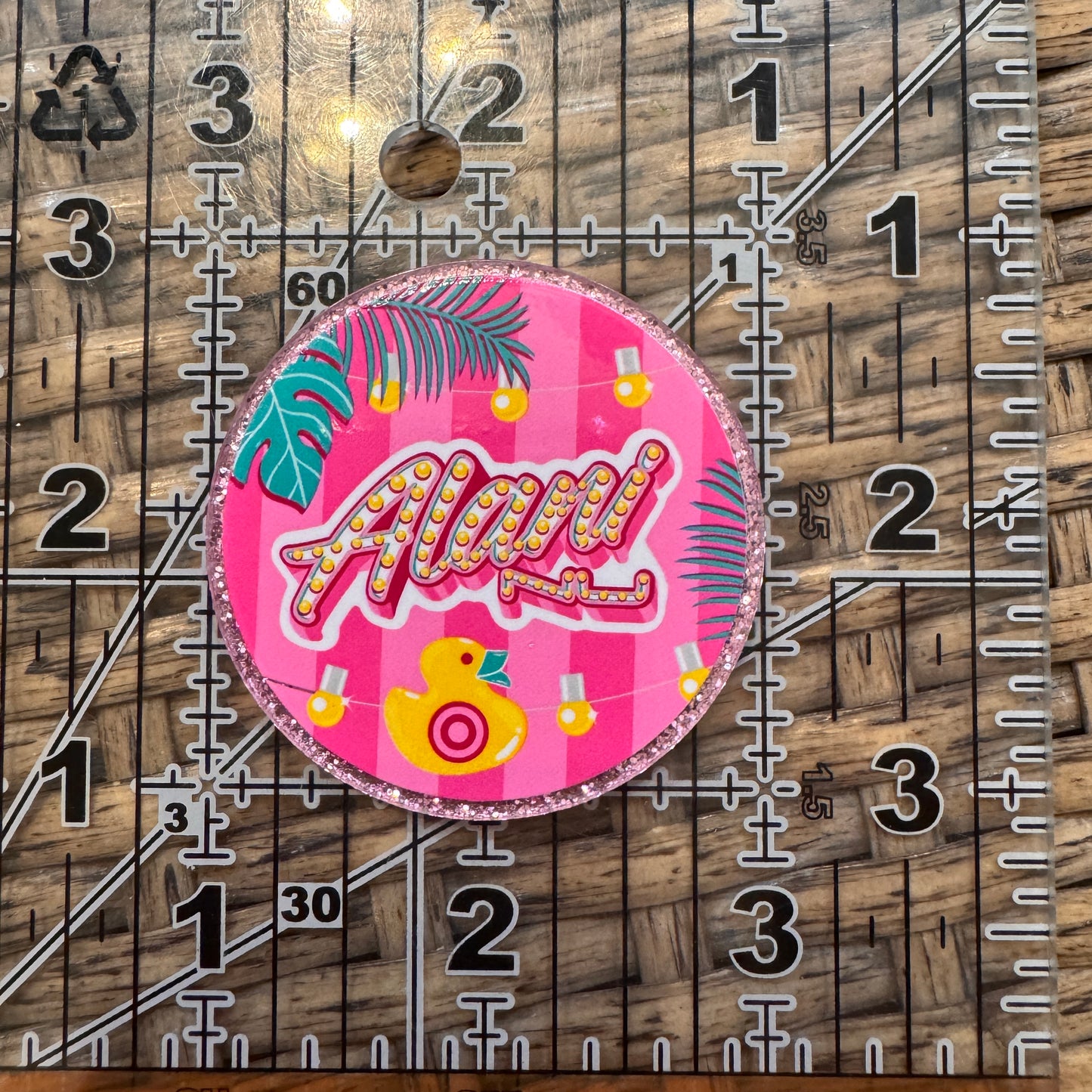 Alani Energy Drink Acrylic Flatback,  Planar, Cabochon, Single Pc