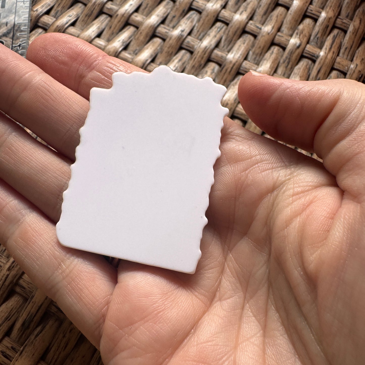 Acrylic Flatback,  Planar, Cabochon, Single Pc - It's Because Im Green Grinch