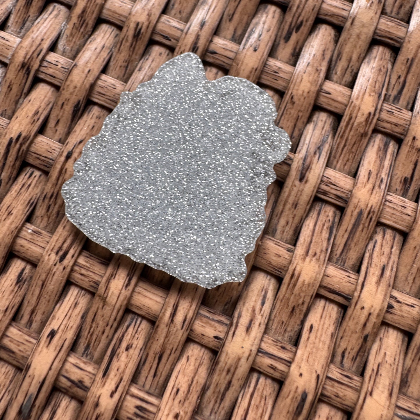 Acrylic Flatback,  Planar, Cabochon, Single Pc - Grinch With Bow