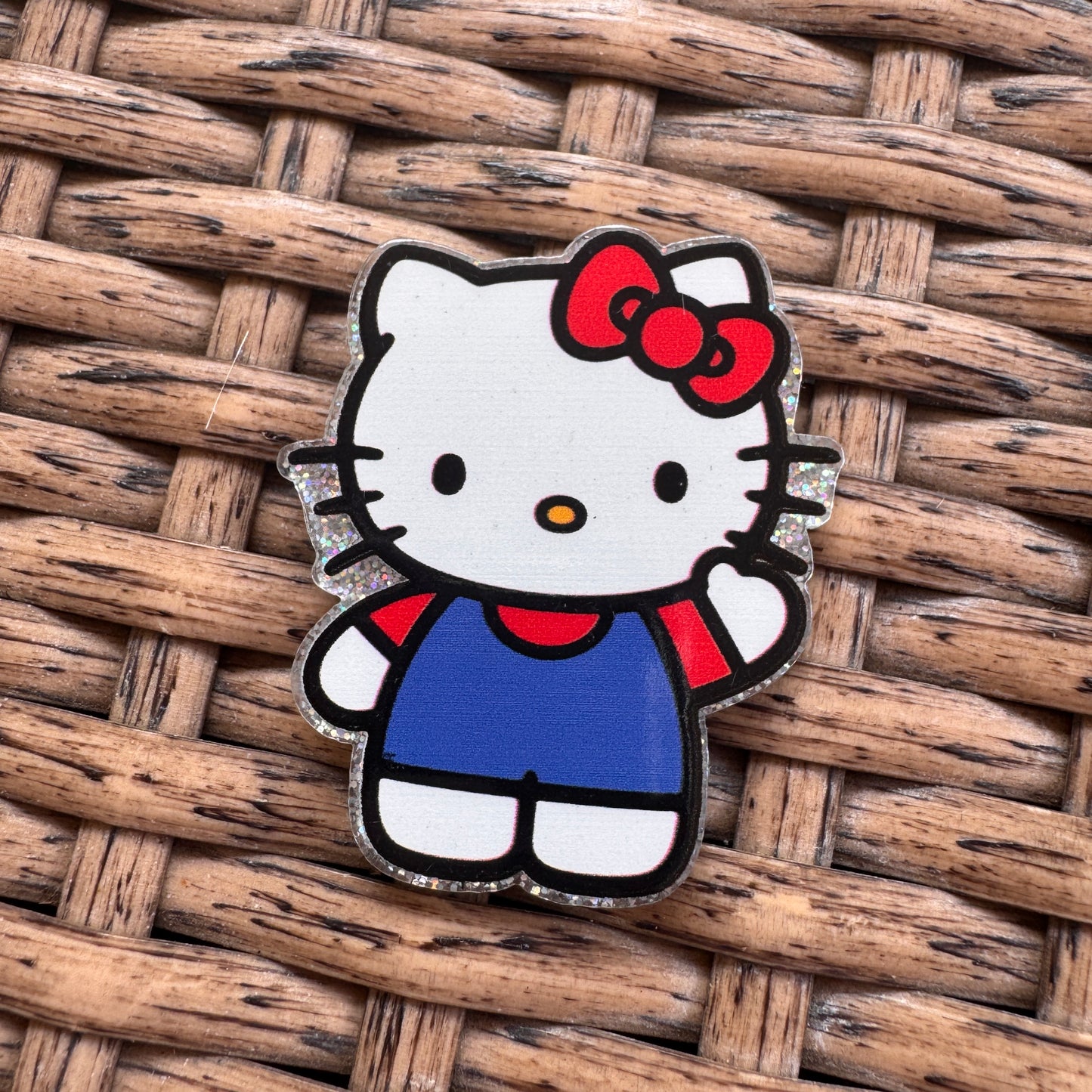 Acrylic Flatback,  Planar, Cabochon, Single Pc - Hello Kitty
