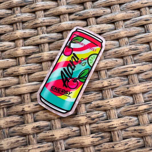 Acrylic Flatback,  Planar, Cabochon, Single Pc - Alani Energy Drink