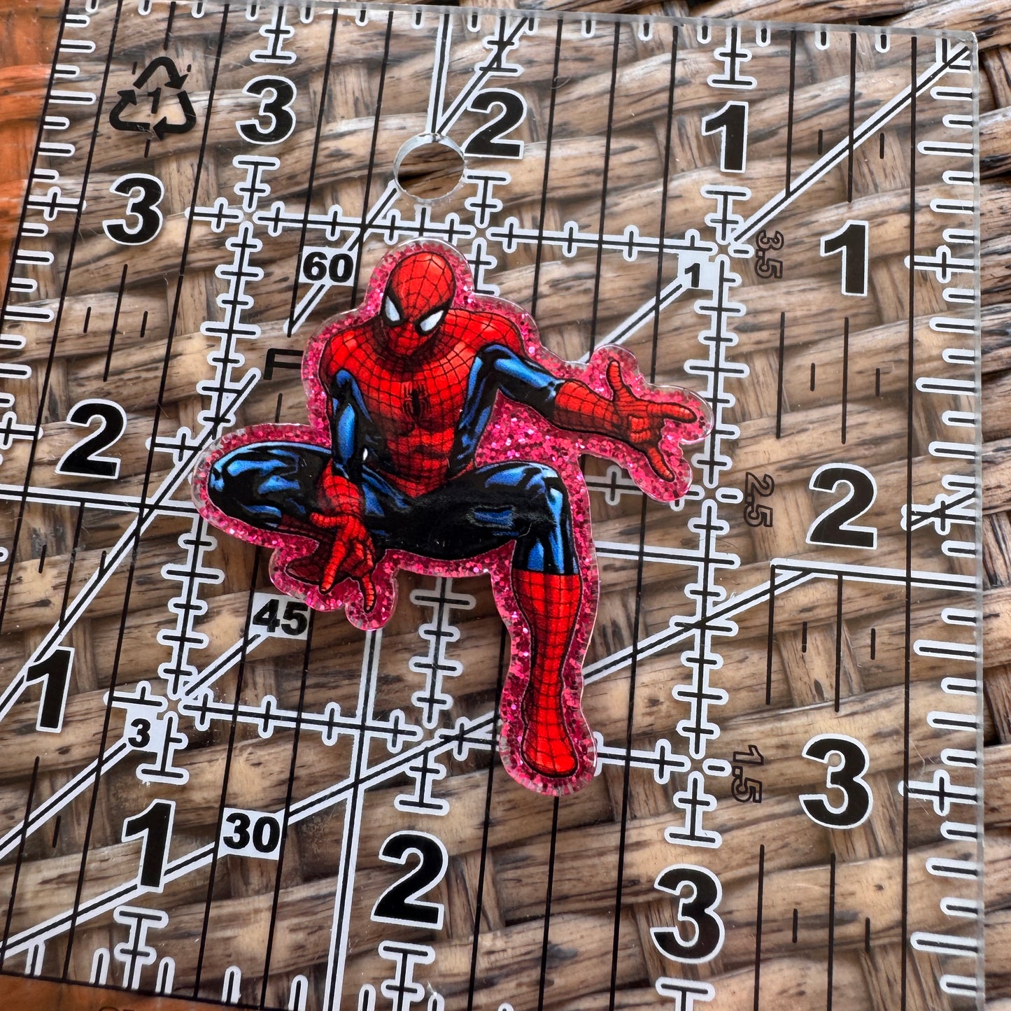Acrylic Flatback,  Planar, Cabochon, Single Pc - Spiderman