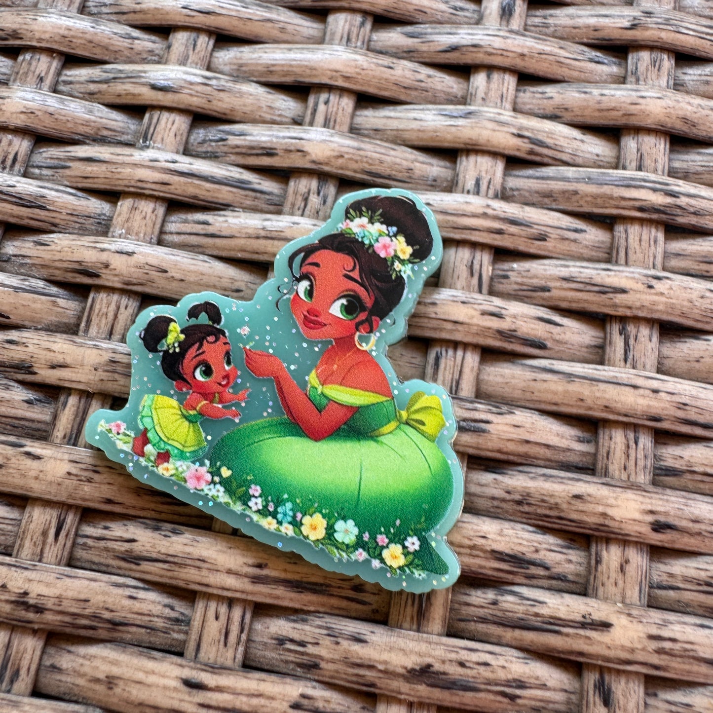 Acrylic Flatback,  Planar, Cabochon, Single Pc - Tiana