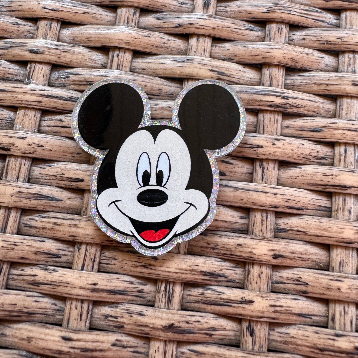 Acrylic Flatback,  Planar, Cabochon, Single Pc - Mickey