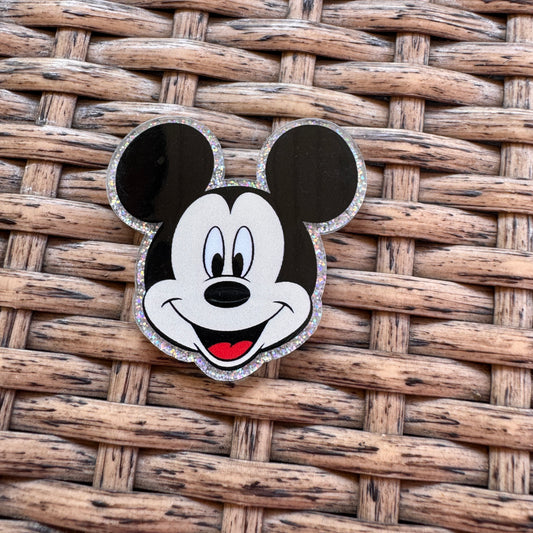 Acrylic Flatback,  Planar, Cabochon, Single Pc - Mickey