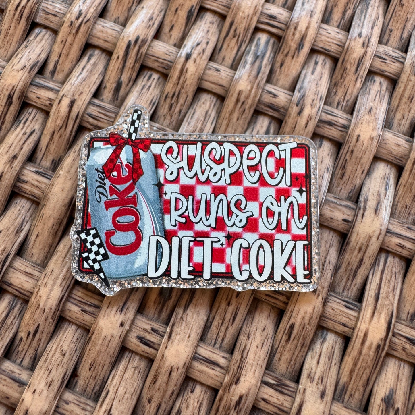 diet coke acrylic flatback for crafting