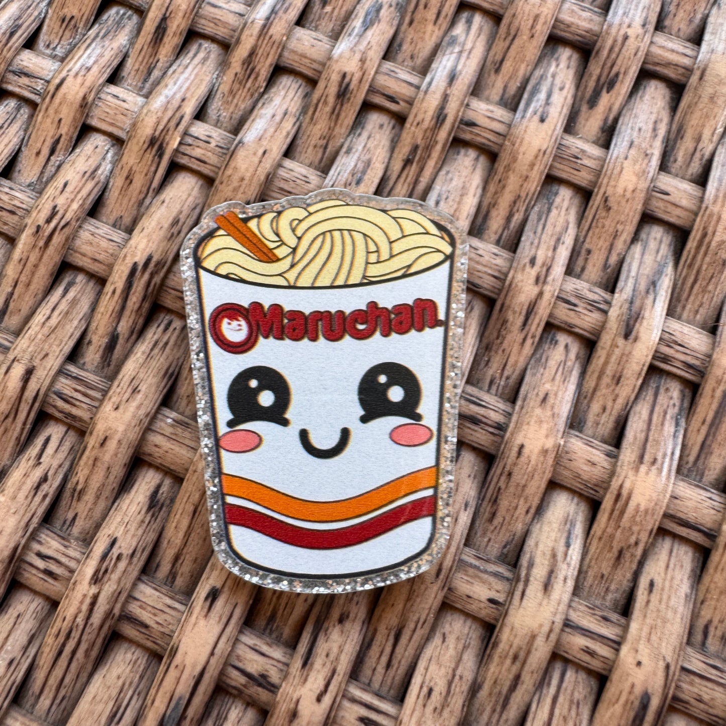 Acrylic Flatback,  Planar, Cabochon, Single Pc. - Ramen