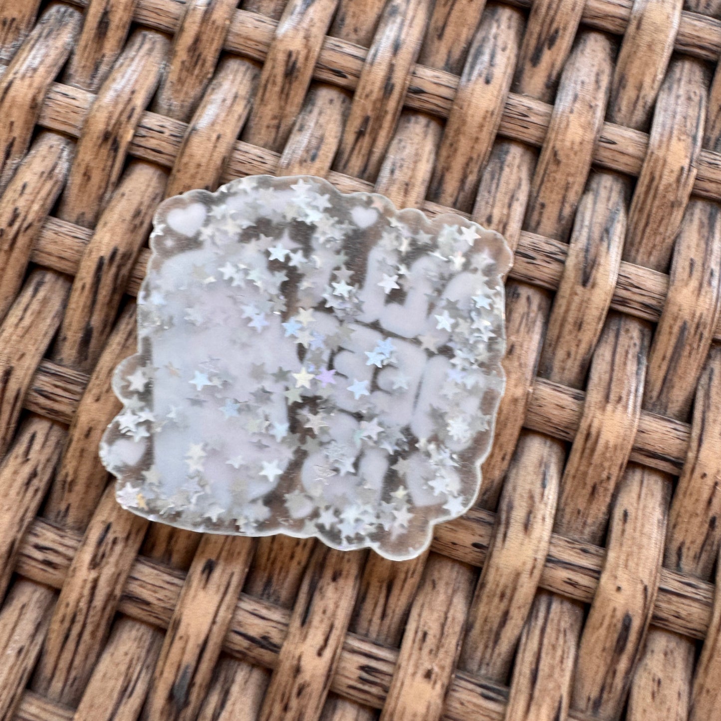 Acrylic Flatback,  Planar, Cabochon, Single Pc. - All I Need Is Cherry Coke