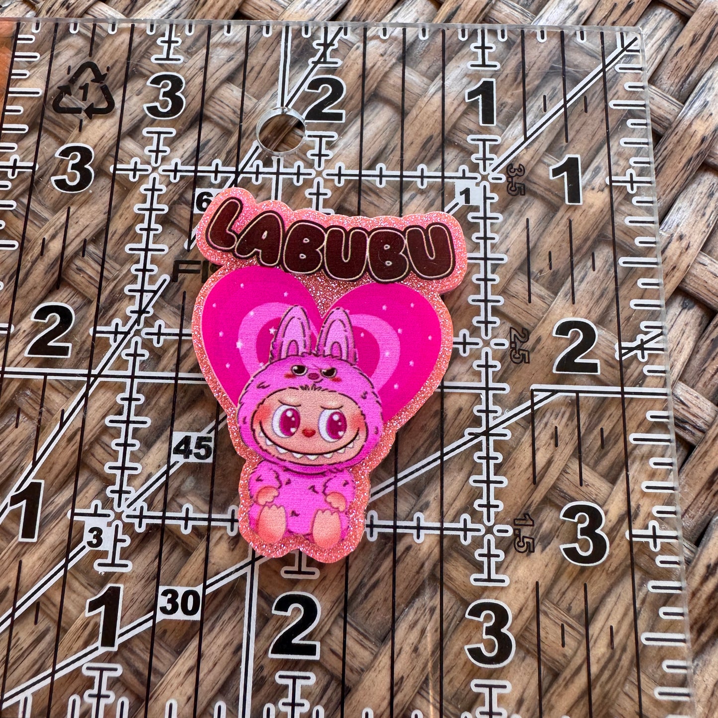 Acrylic Flatback,  Planar, Cabochon, Single Pc. - Pink Labu