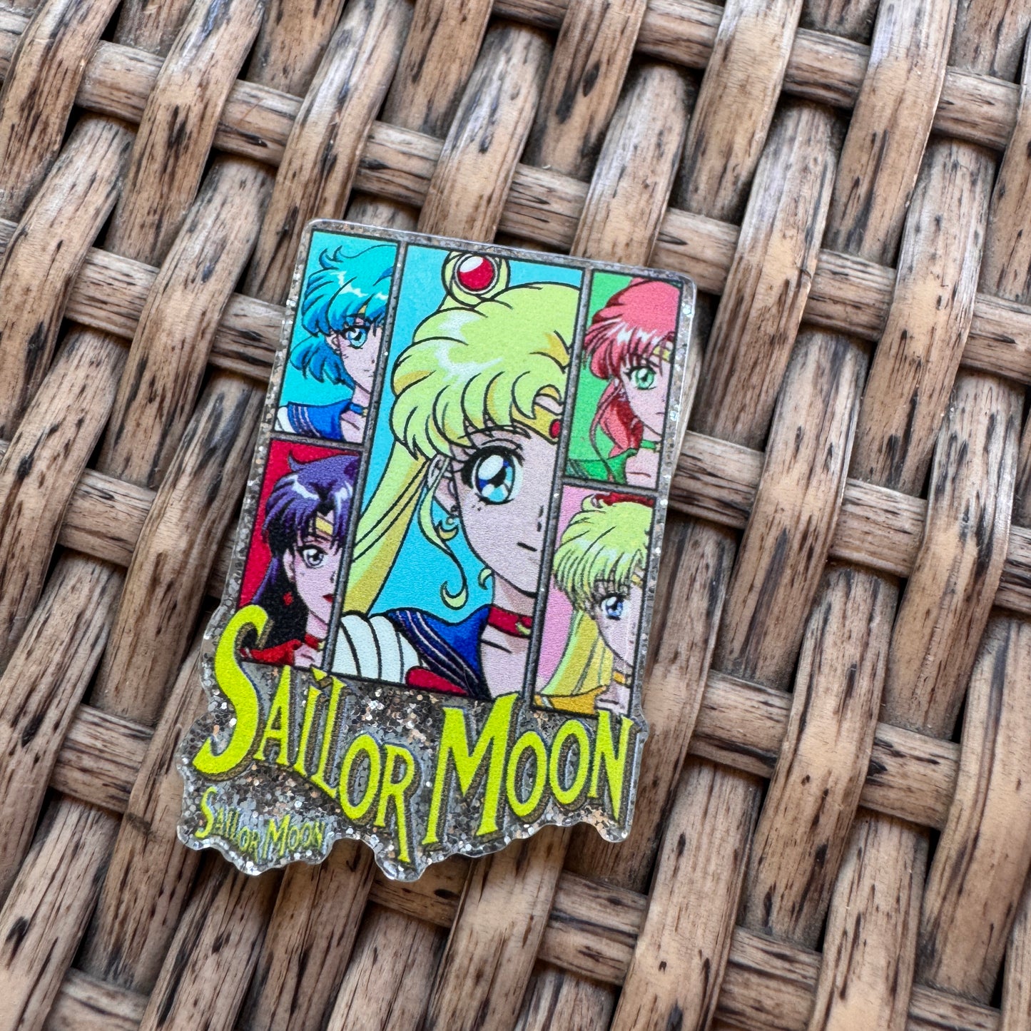Acrylic Flatback,  Planar, Cabochon, Single Pc. - Sailor Moon