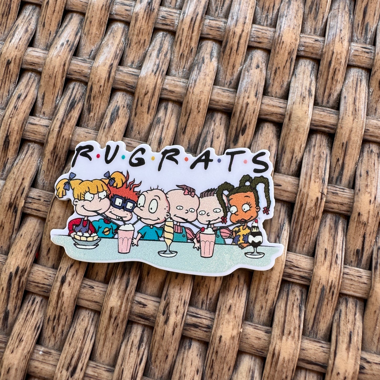 Acrylic Flatback,  Planar, Cabochon, Single Pc. - Rugrat Friends