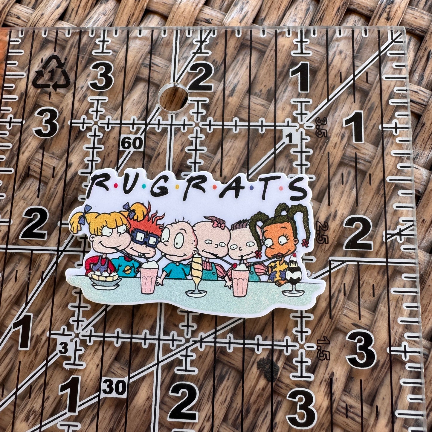 Acrylic Flatback,  Planar, Cabochon, Single Pc. - Rugrat Friends