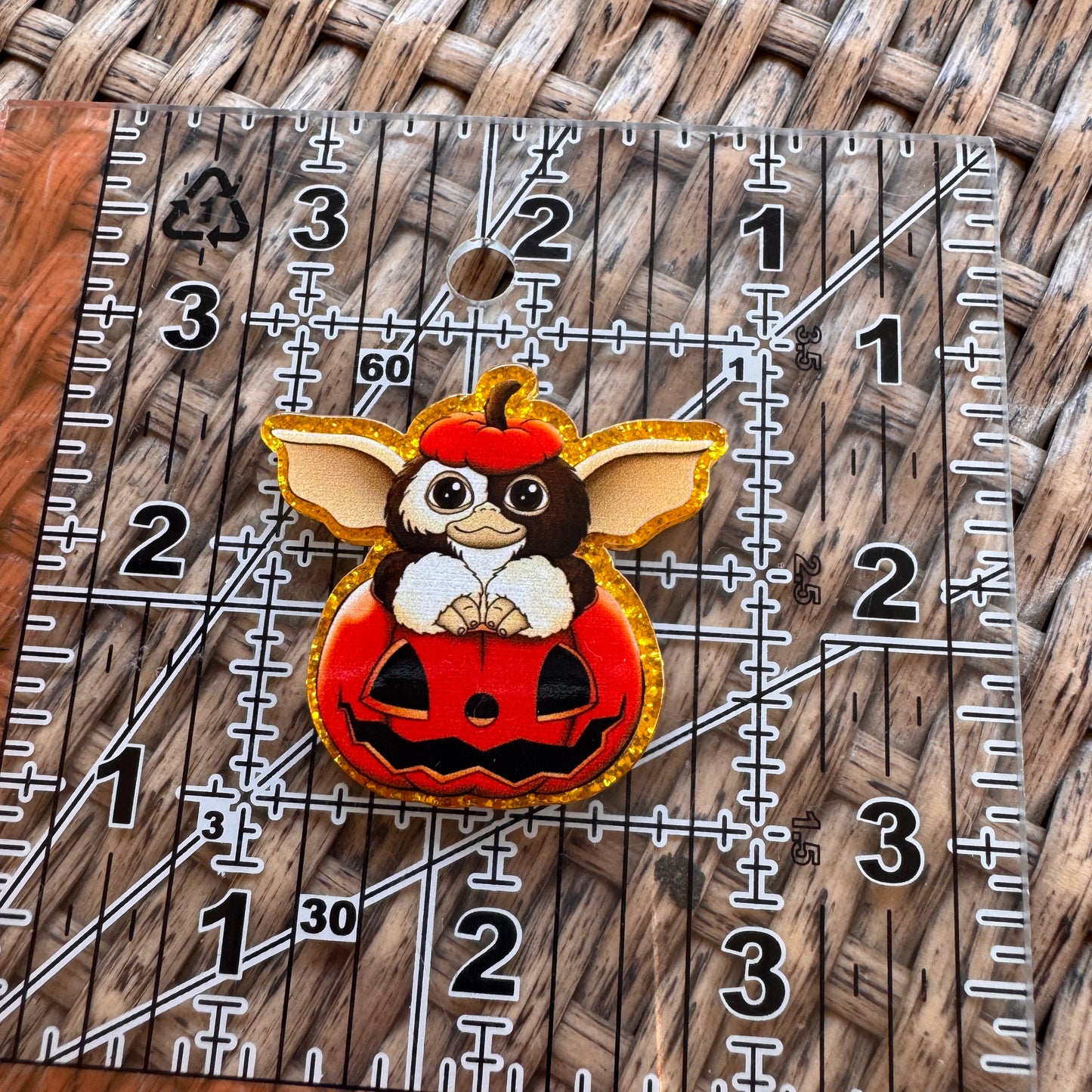 Acrylic Flatback,  Planar, Cabochon, Single Pc. - Gizmo Fall