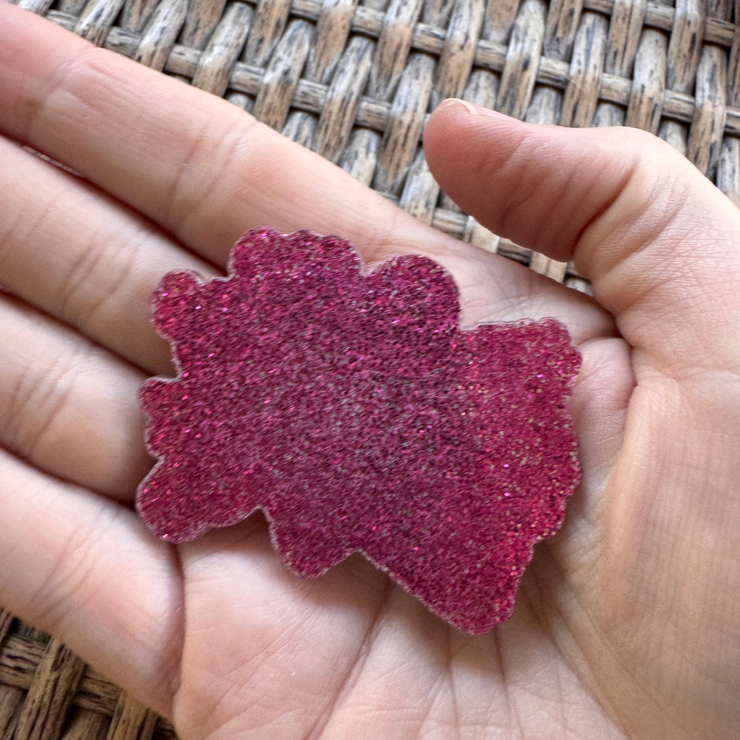 Acrylic Flatback,  Planar, Cabochon, Single Pc. - Carebear