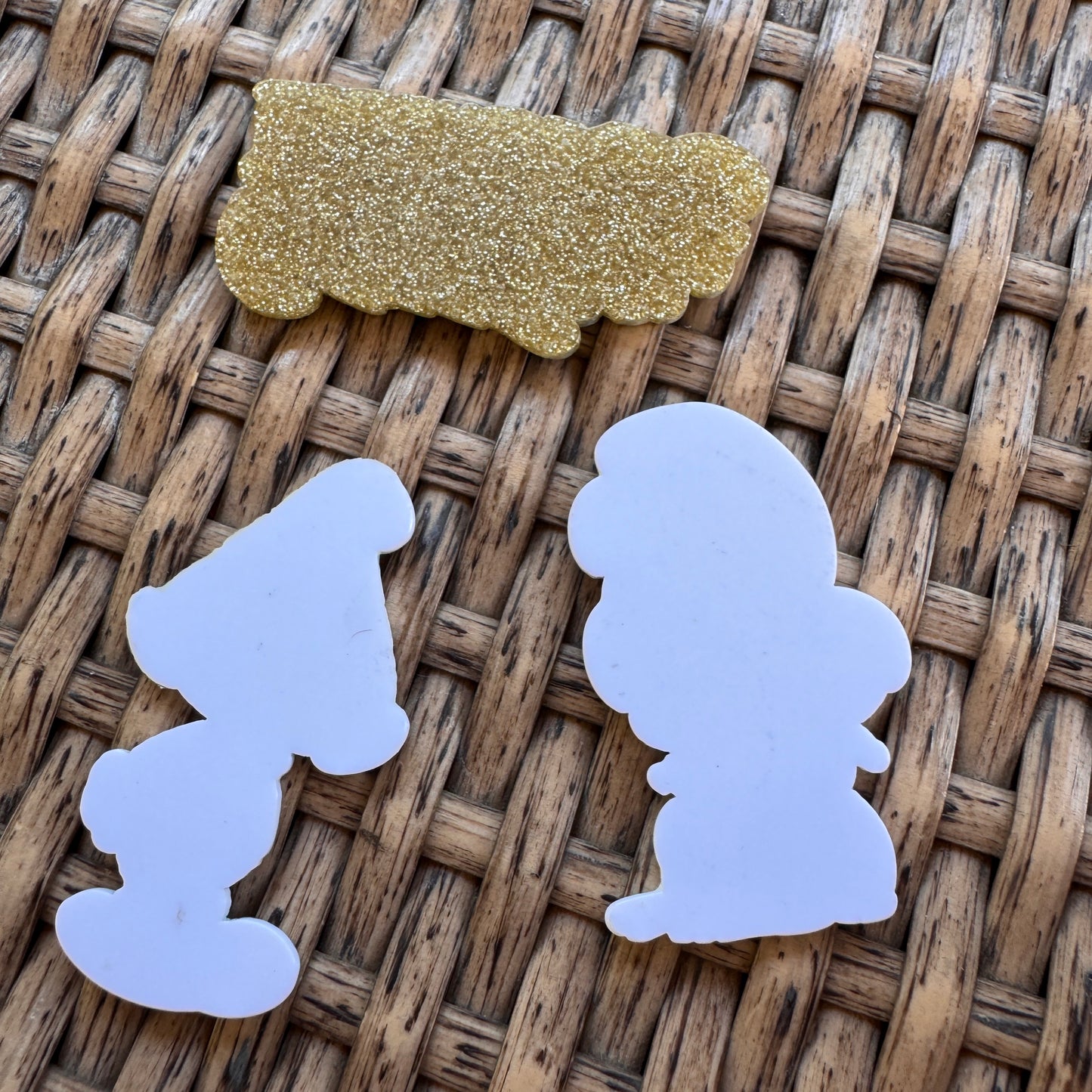 Acrylic Flatback,  Planar, Cabochon, Single Pc. - Smurfs