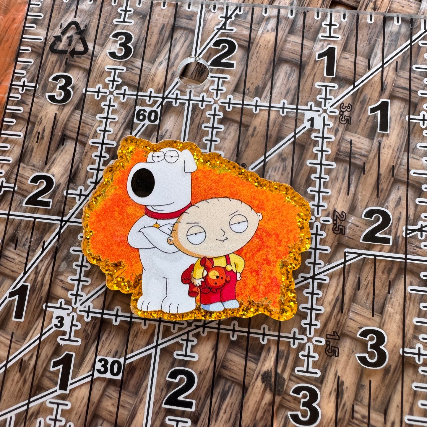 Acrylic Flatback,  Planar, Cabochon, Single Pc. - Family Guy