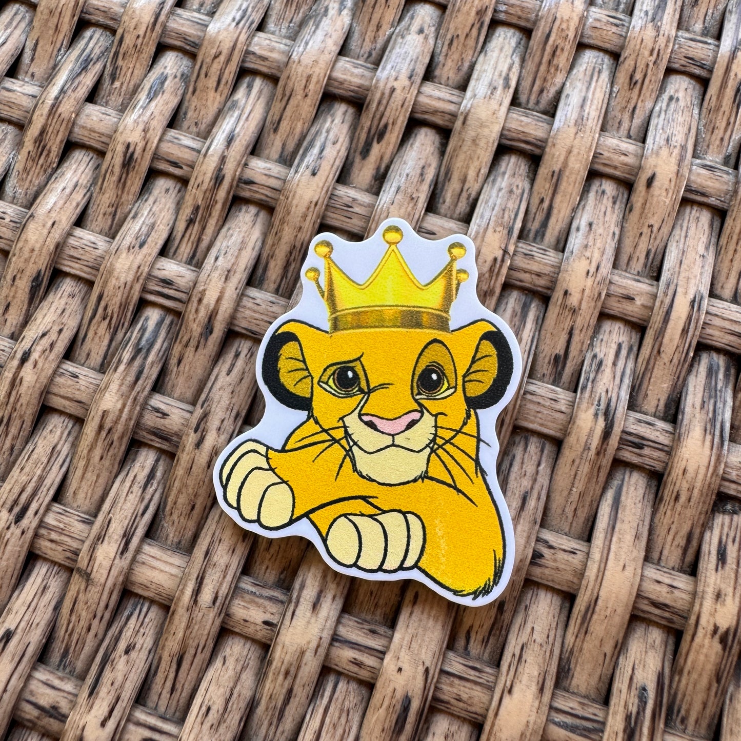 Acrylic Flatback,  Planar, Cabochon, Single Pc. - Lion King Simba