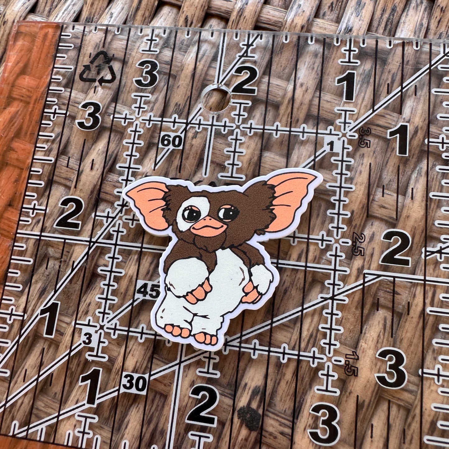 Acrylic Flatback,  Planar, Cabochon, Single Pc. - Gizmo, Gremlins