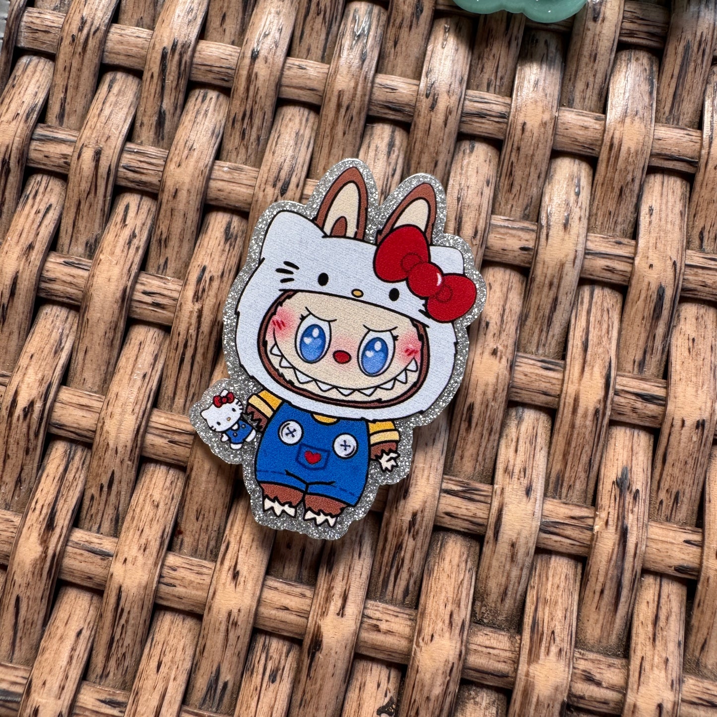 Acrylic Flatback,  Planar, Cabochon, Single Pc. - Labu With HK Outfit