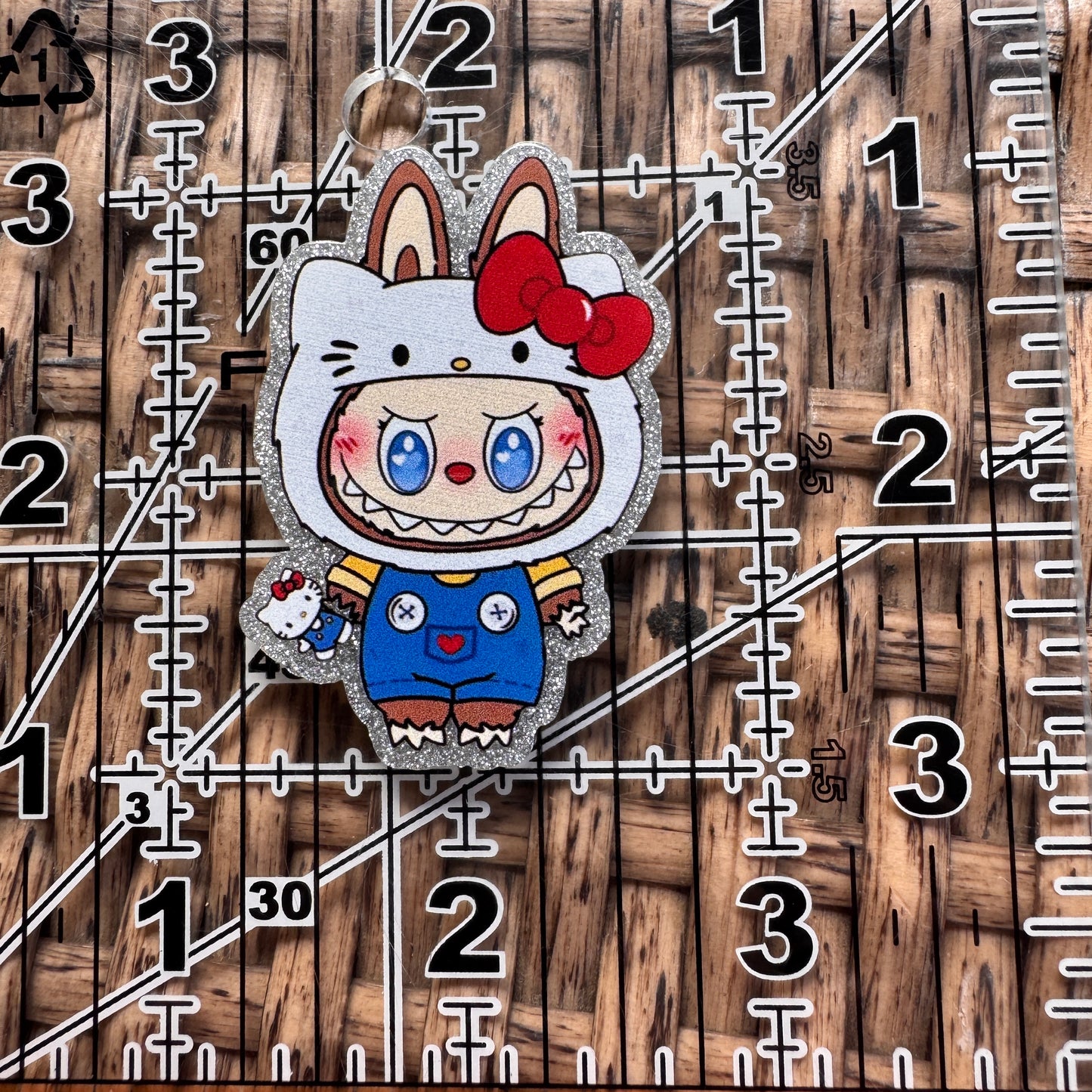 Acrylic Flatback,  Planar, Cabochon, Single Pc. - Labu With HK Outfit