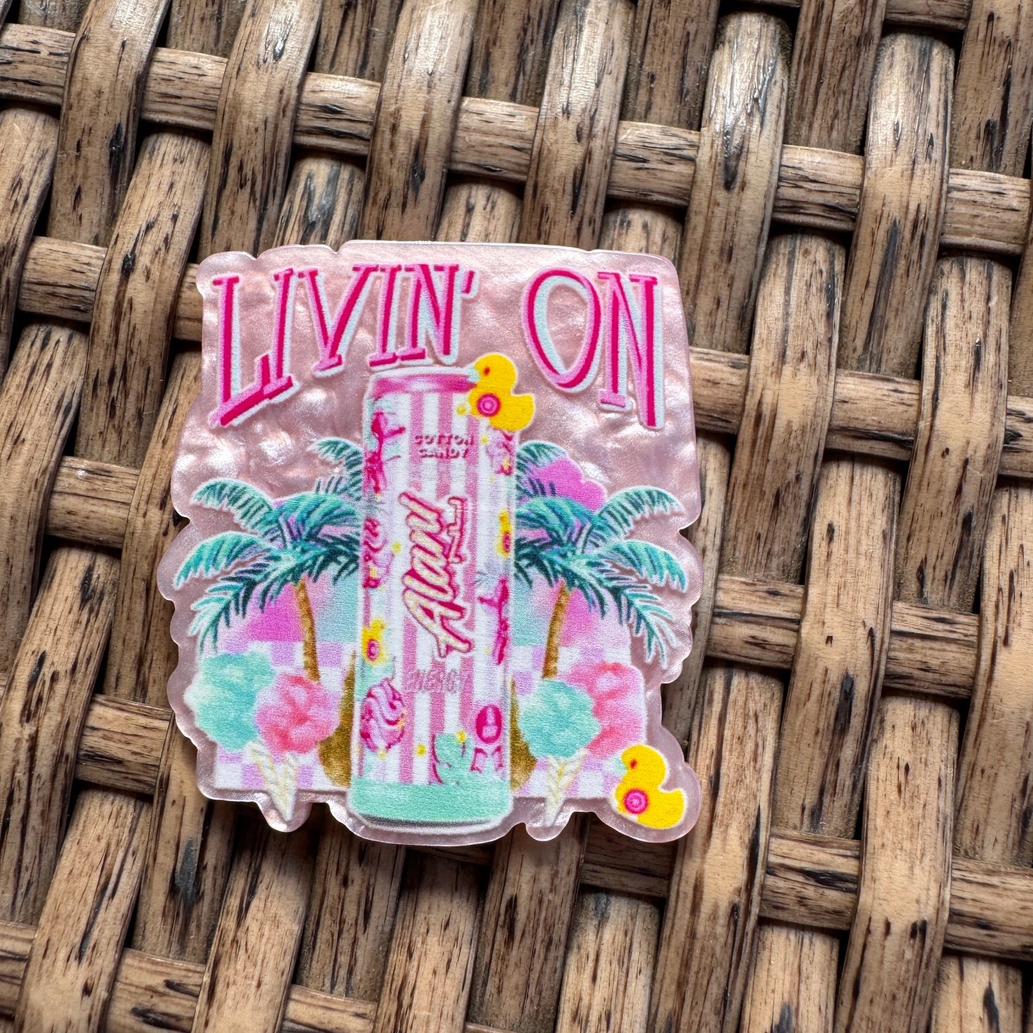 Alani drink acrylic flatback for crafting