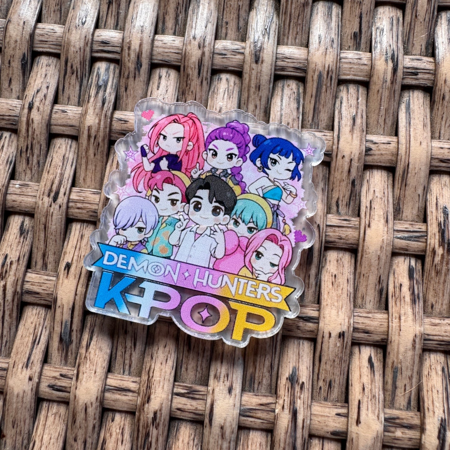 Acrylic Flatback,  Planar, Cabochon, Single Pc. - Kpop Demon Hunter