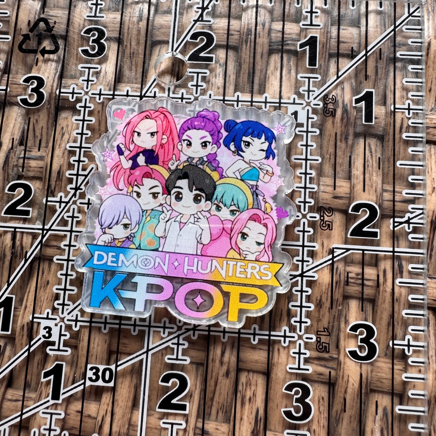 Acrylic Flatback,  Planar, Cabochon, Single Pc. - Kpop Demon Hunter