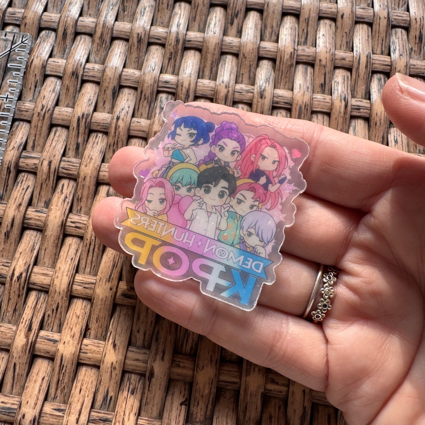 Acrylic Flatback,  Planar, Cabochon, Single Pc. - Kpop Demon Hunter