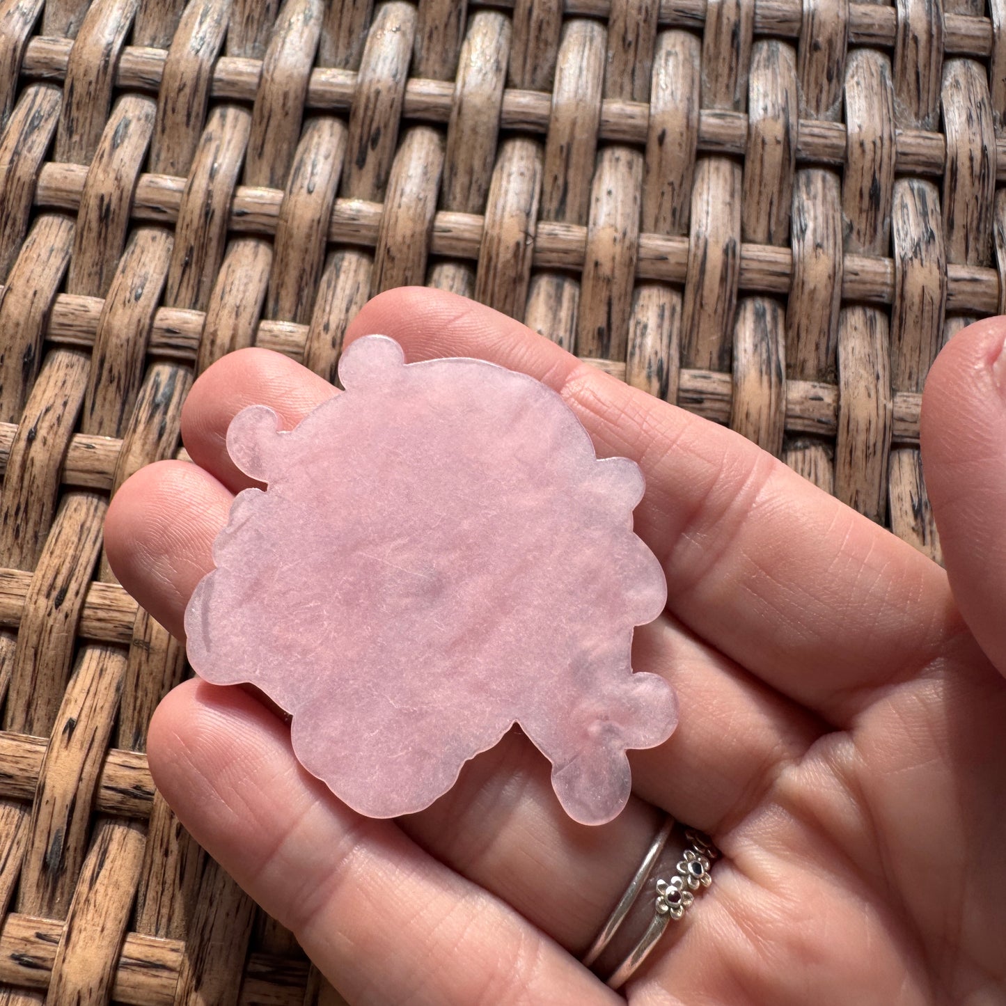 Acrylic Flatback,  Planar, Cabochon, Single Pc. - Rainbow Brite