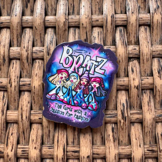 Acrylic Flatback,  Planar, Cabochon, Single Pc. - Bratz