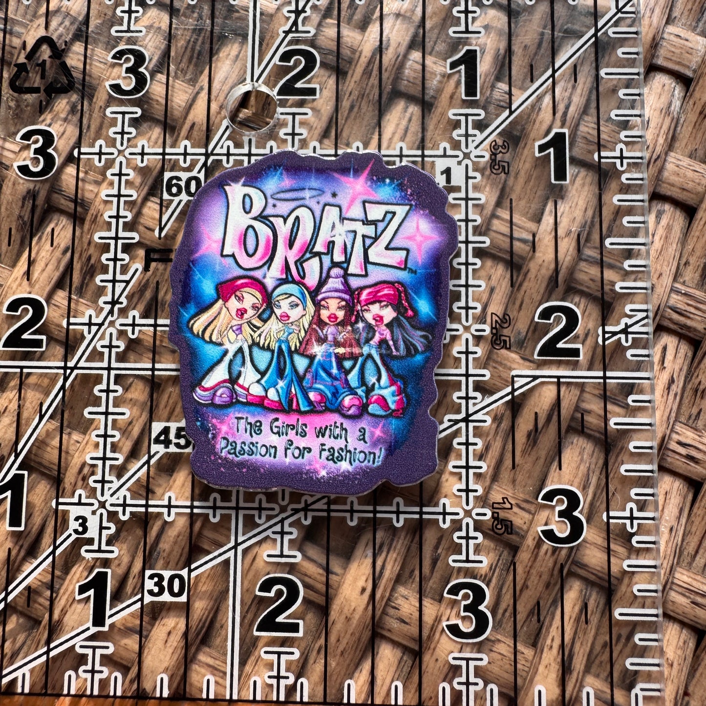 Acrylic Flatback,  Planar, Cabochon, Single Pc. - Bratz