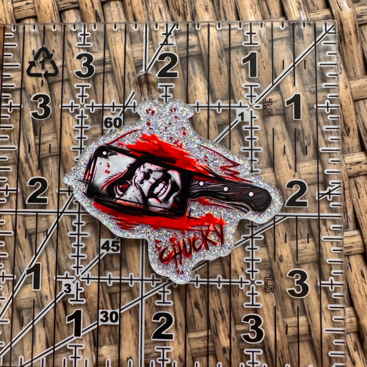Acrylic Flatback Craft Embellishment Horror Halloween Chucky