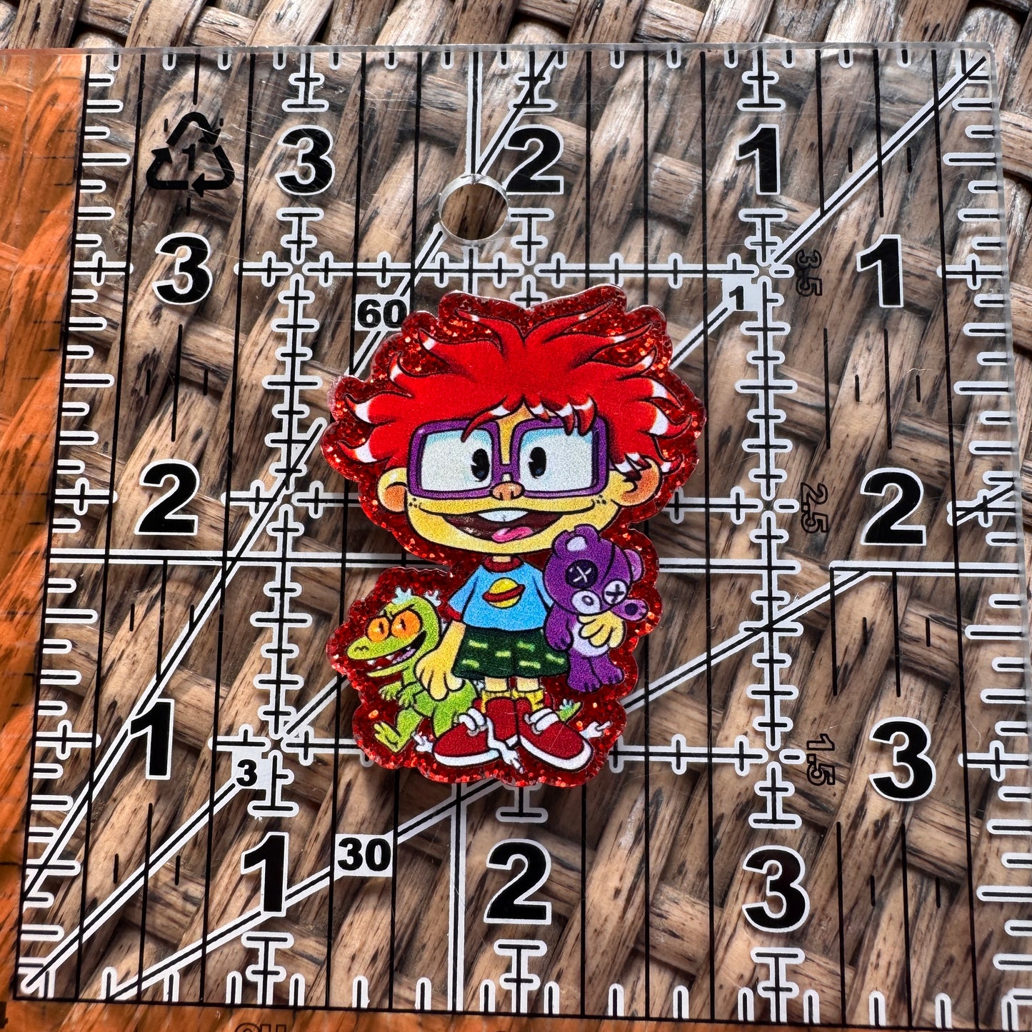 Acrylic Flatback,  Planar, Cabochon, Single Pc. - Rugrats