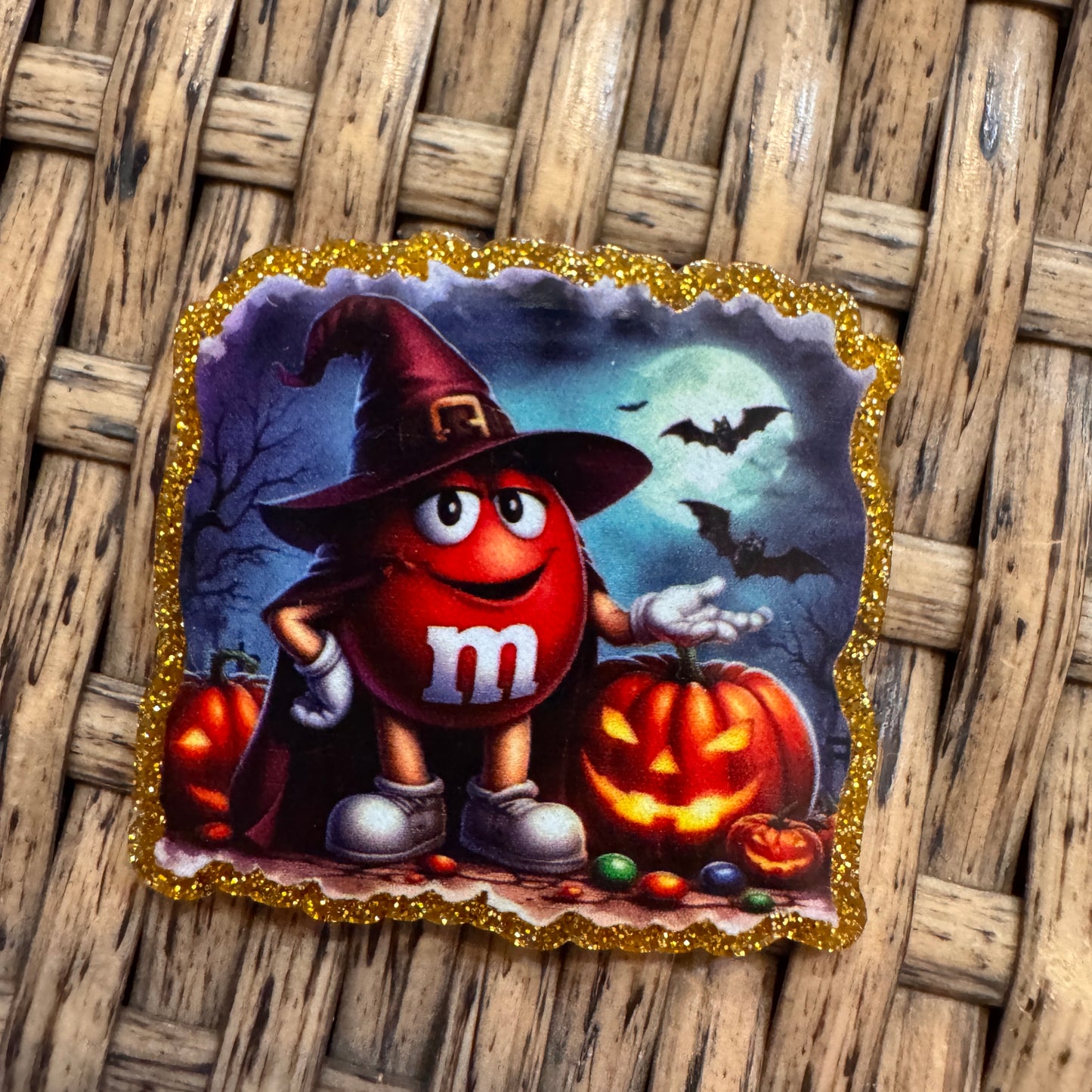 Acrylic Flatback Craft Embellishment Horror Halloween  Candy