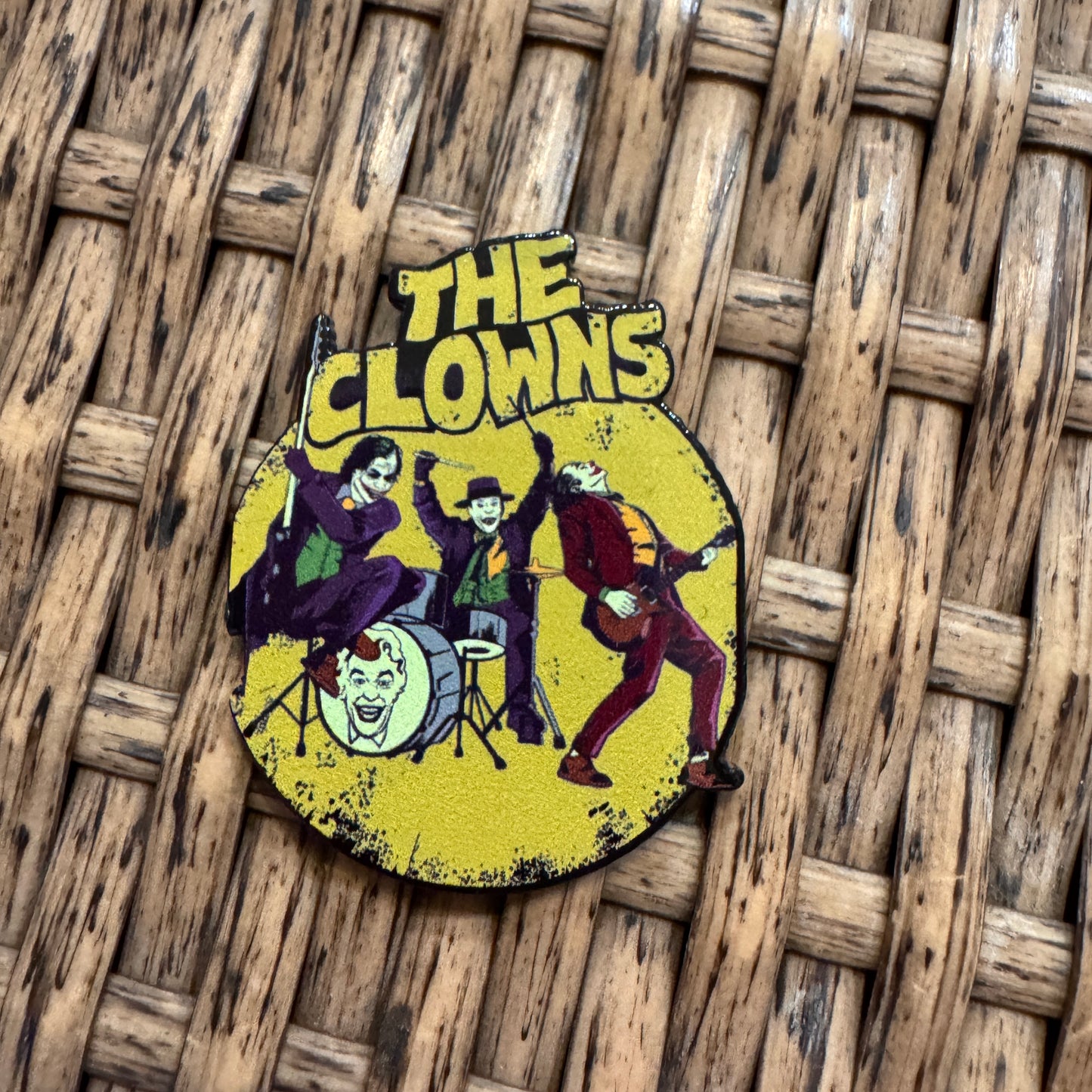 Acrylic Flatback Craft Embellishment Halloween The Clowns